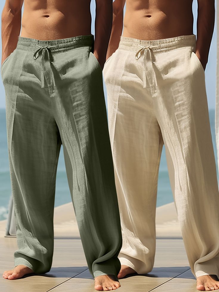 Cotton Drawstring Pants